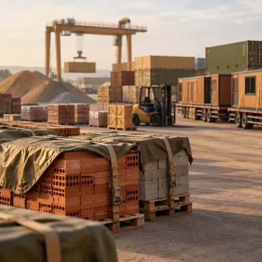 Logistique et industrie du BTP : transformer les chantiers en plateformes d’import export performantes