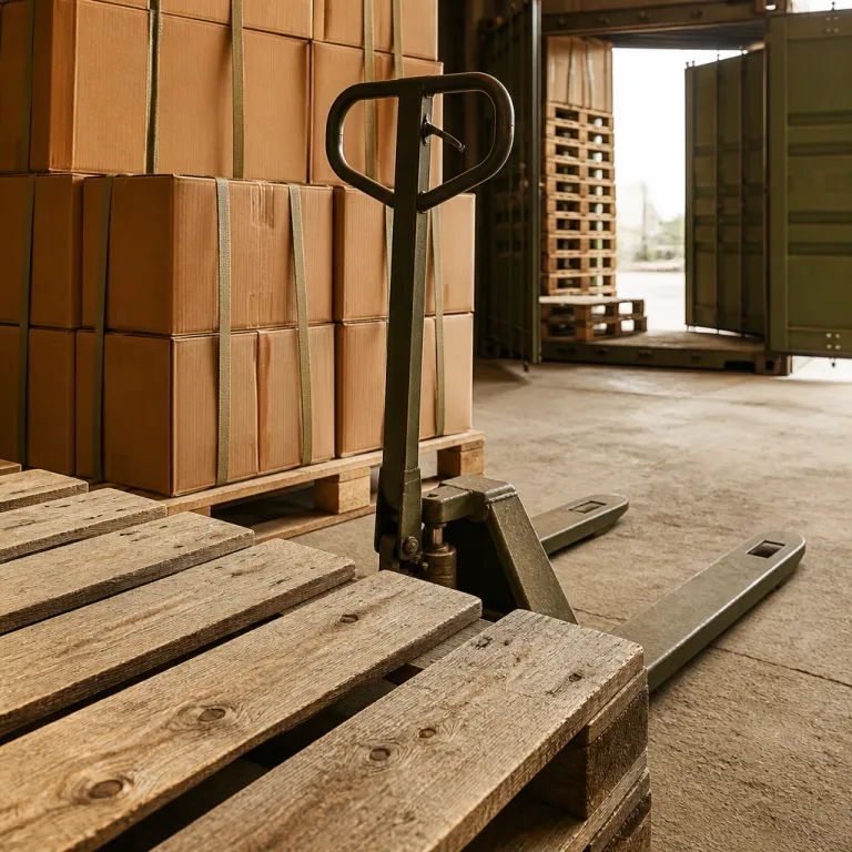 Optimiser la logistique d’import export avec un gerbeur manuel en entrepôt international