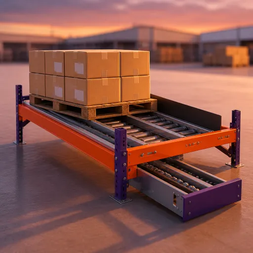 Comment le rayonnage dynamique transforme la logistique import export en entrepôt